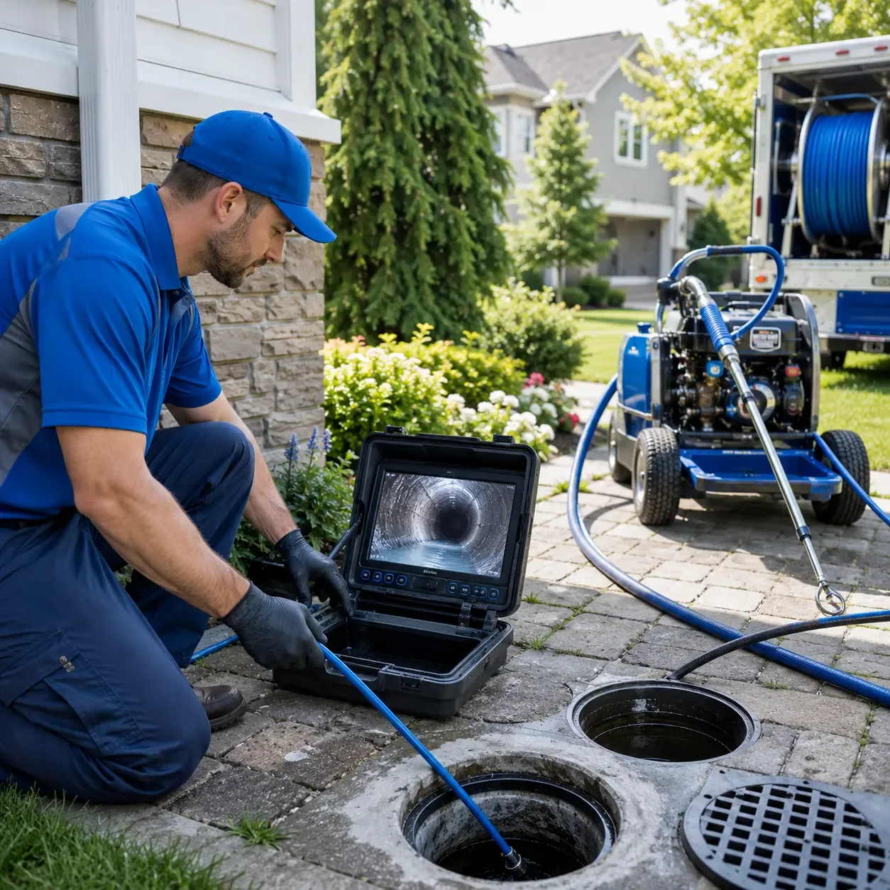 Outdoor drain cleaning professionals serving Harrah, OK